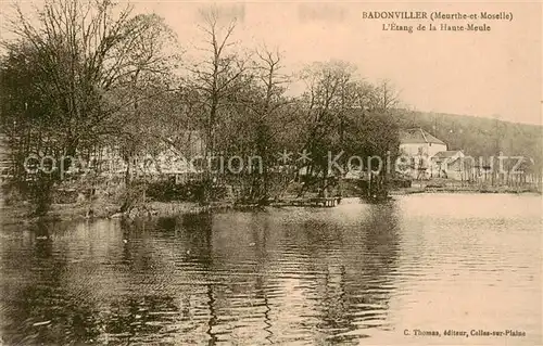 AK / Ansichtskarte Badonviller_54_Meurthe et Moselle Etang de la Haute Meule 