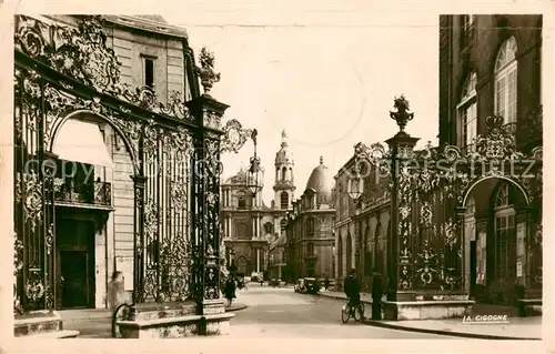 AK / Ansichtskarte Nancy_54 Grilles de Lamour Place Stanislas et la Cathedrale 