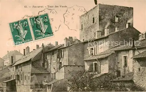 AK / Ansichtskarte Baccarat_54 Tour des Voues 