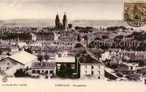 AK / Ansichtskarte Luneville_54_Meurthe et Moselle Vue generale 