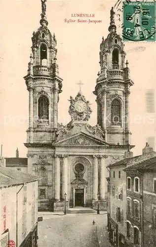 AK / Ansichtskarte Luneville_54_Meurthe et Moselle Eglise Saint Jacques 