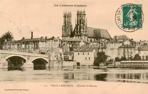 AK / Ansichtskarte Pont a Mousson_54 Quartier St Martin 