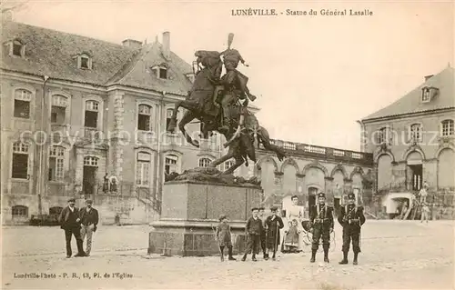 AK / Ansichtskarte Luneville_54_Meurthe et Moselle Statue du General Lasalle 