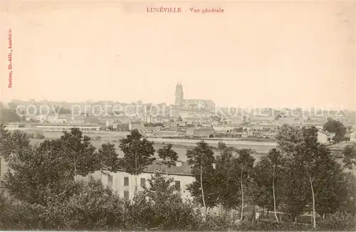 AK / Ansichtskarte Luneville_54_Meurthe et Moselle Vue generale 