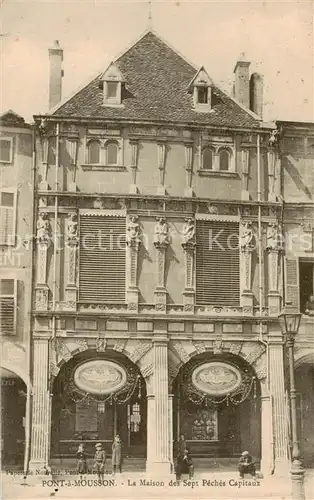 AK / Ansichtskarte Pont a Mousson_54 La Maison des Sept Peches Capitaux 