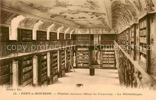 AK / Ansichtskarte Pont a Mousson_54 Hopital La Bibliotheque 