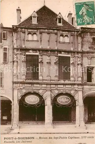 AK / Ansichtskarte Pont a Mousson_54 Maison des Sept Peches Capitaux 