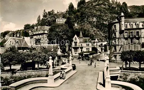 AK / Ansichtskarte La_Bourboule les Bains_63_Puy de Dome La Restauration du Choussy et le Rocher des Fees 