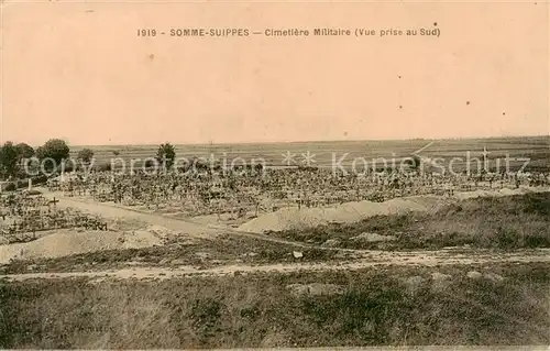 AK / Ansichtskarte Somme Suippes_Somme Suippe_51_Marne Cimetiere Militaire  