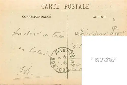 AK / Ansichtskarte Reims_51 dans ses annees de bombardements 1914 18 Pensionnat St Symhpories Rue du Marc 