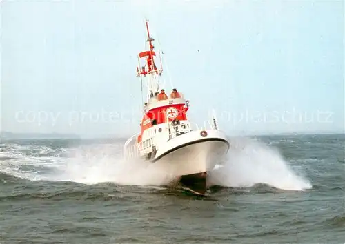 AK / Ansichtskarte 73825224 Boote Seenotkreuzer mit Tochterboot 19m Klasse GueNTER KUCHENBECKER HANS LueKEN 