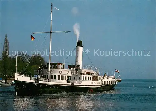 AK / Ansichtskarte 73825226 Dampfer_Binnenschifffahrt HOHENTWIEL Bodensee 