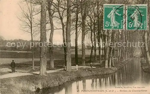 AK / Ansichtskarte Pontchartrain_Jouars_78 Riviere de Chennevieres 