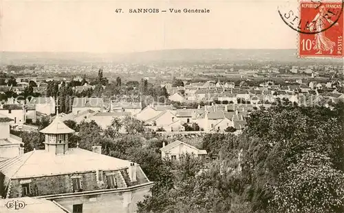 AK / Ansichtskarte Sannois Vue generale Sannois