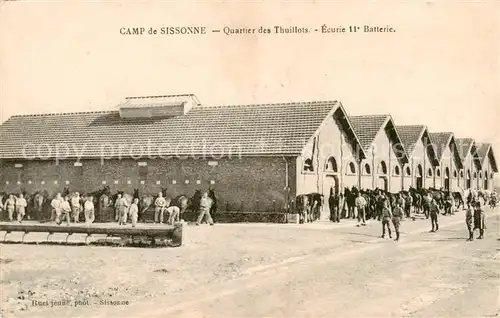 AK / Ansichtskarte Sissonne_02_Aisne Camp de Sissonne Quartier des Thuillots 