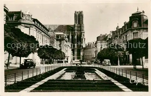 AK / Ansichtskarte Reims_51 Cours JB Langlet 