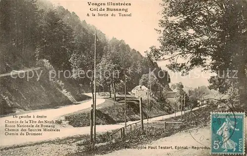 AK / Ansichtskarte Bussang_Vosges_88 Col de Bussang A la Sortie du Tunnel 