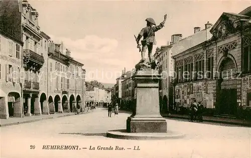 AK / Ansichtskarte Remiremont_Romberg_Vosges_88 La Grande Rue 