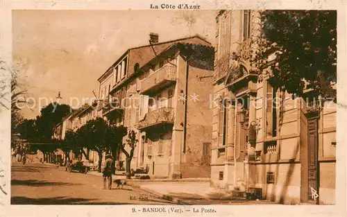 AK / Ansichtskarte Bandol_83 sur Mer La Poste 