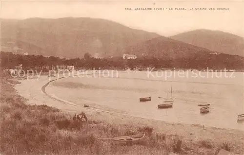 AK / Ansichtskarte Cavalaire sur Mer_83_Var La Plage La Chaine des Maures 