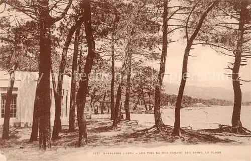 AK / Ansichtskarte Cavalaire sur Mer_83_Var Les pins du Restaurant des Bains La Plage 