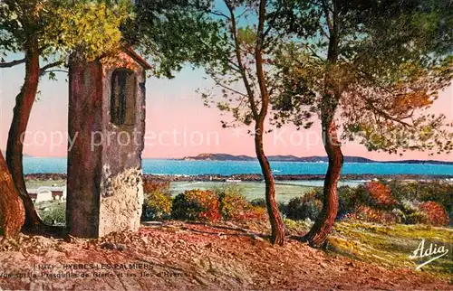 AK / Ansichtskarte Hyeres les Palmiers_83_Var Vue sur la Presquile de Gians et les Iles d Hyeres 