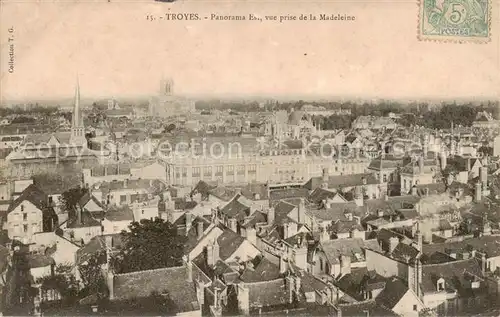 AK / Ansichtskarte Troyes_10 Panorama Est vue prise de la Madeleine 