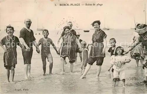 AK / Ansichtskarte Berck Plage_62 Scene de plage 