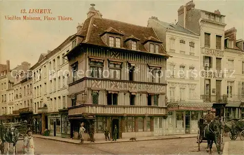 AK / Ansichtskarte Lisieux_14 Vieilles Maisons Place Thiers 