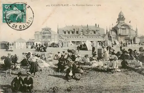 AK / Ansichtskarte Calais_62 La Plage Le Nouveau Casino 