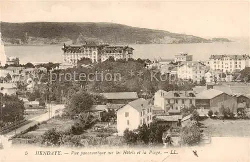 AK / Ansichtskarte Hendaye_64 Vue panoramique sur les Hotels et la Plage 