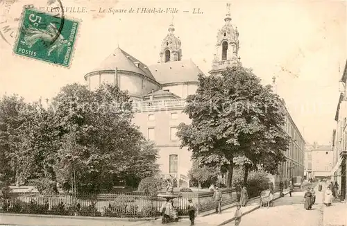AK / Ansichtskarte Luneville_54_Meurthe et Moselle Le Square de lHotel de Ville 