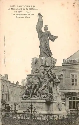 AK / Ansichtskarte Saint Dizier_Haute Marne Le Monument de la Defense de 1544 Saint Dizier Haute Marne