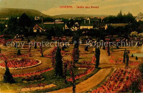 AK / Ansichtskarte Saverne_Bas_Rhin_Alsace Jardin des Roses Saverne_Bas_Rhin_Alsace