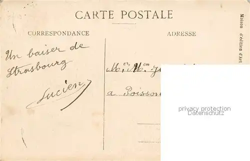 AK / Ansichtskarte Strasbourg_67_Alsace Pont du Rhin 