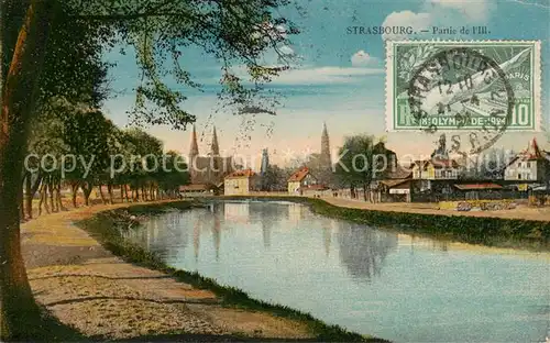 AK / Ansichtskarte Strasbourg_67_Alsace Partie d Ill 