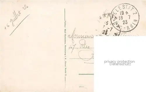 AK / Ansichtskarte Schlestadt Panorama Schlestadt