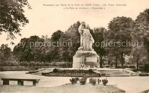 AK / Ansichtskarte Creil_60_Oise Monument aux Morts de la Ville de Creil 