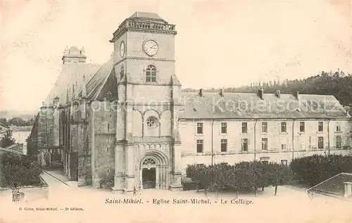 AK / Ansichtskarte Saint Mihiel_55 Eglise Saint Michel Le College 