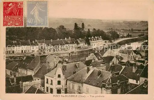 AK / Ansichtskarte Pont Sainte Maxence_60_Oise Vue generale 
