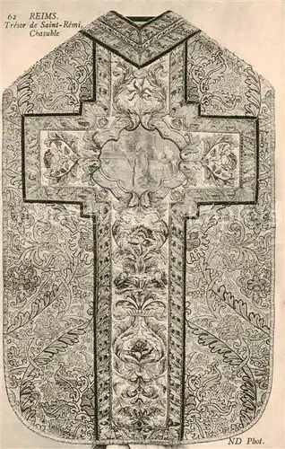 AK / Ansichtskarte Reims_51 Tresor de Saint Remi Chasuble 