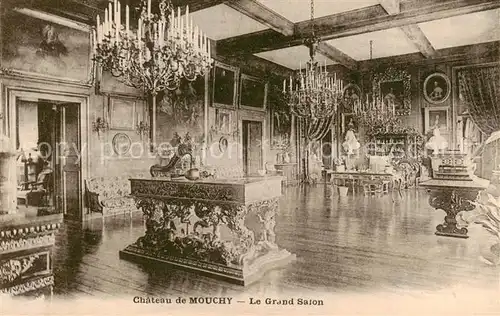AK / Ansichtskarte Mouchy le Chatel_60_Oise Chateau de Mouchy Le Grand Salon 