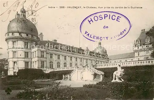 AK / Ansichtskarte Valencay_36 Le Chateau Vue prise du Jardin de la Duchesse 