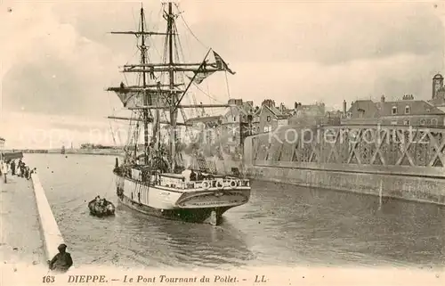 AK / Ansichtskarte Dieppe_76 Le Pont Tournant du Potlet 