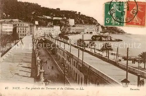 AK / Ansichtskarte Nice__06_Nizza Vue generale des Terrasses et du Chateau 