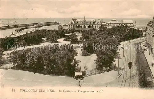 AK / Ansichtskarte Boulogne_62 sur Mer Le Casino Vue generale 