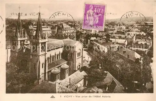 AK / Ansichtskarte Vichy_03_Allier Vue prise de lHotel Astoria 