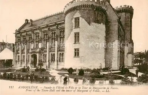 AK / Ansichtskarte Angouleme_16_Charente Facade de lHotel de Ville et la Tour de Marguerite de Valois 