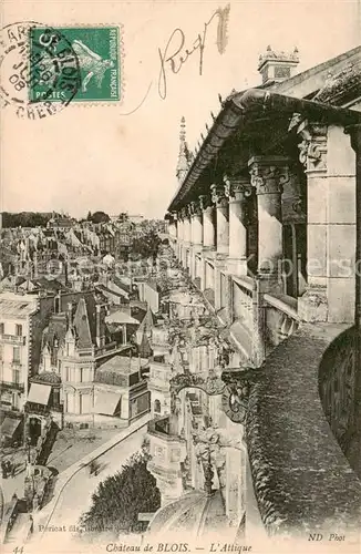 AK / Ansichtskarte Blois_41 Chateau de Blois L Attique 