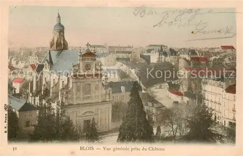 AK / Ansichtskarte Blois_41 Vue generale prise du Chateau 